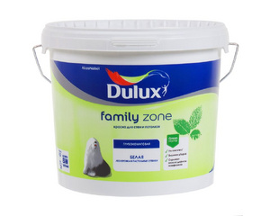 Краска на водной основе Dulux Family Zone база BW 4.5 л